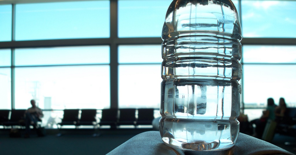 Water Bottle in the Airport